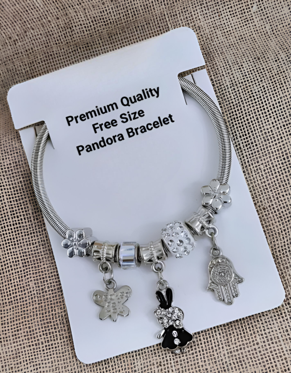 Pandora-inspired bracelet! Handcrafted with love, featuring charms. - Image 2