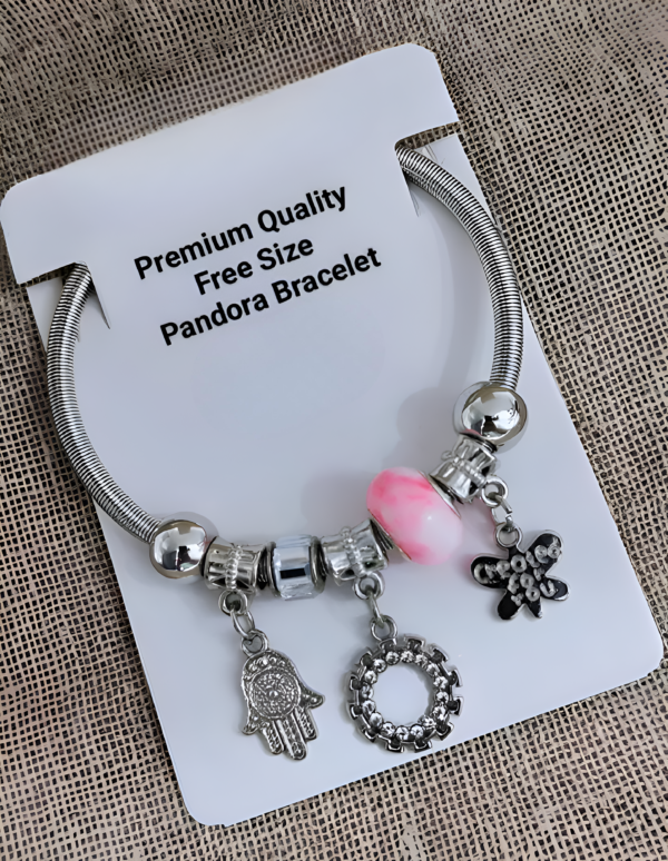 Pandora-inspired bracelet! Handcrafted with love, featuring charms. - Image 3