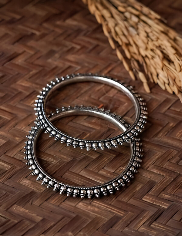 Oxidized Silver Bangles...